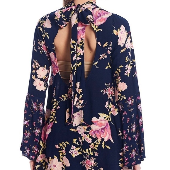 NWT FP Tate Floral Print Bell Sleeve Tunic - Picture 4 of 12